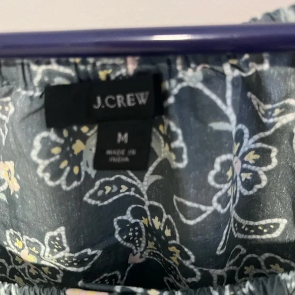 Re-Imagined by J.Crew Floral Off Shoulder Crop Top Women’s M Sustainable - Picture 4 of 10